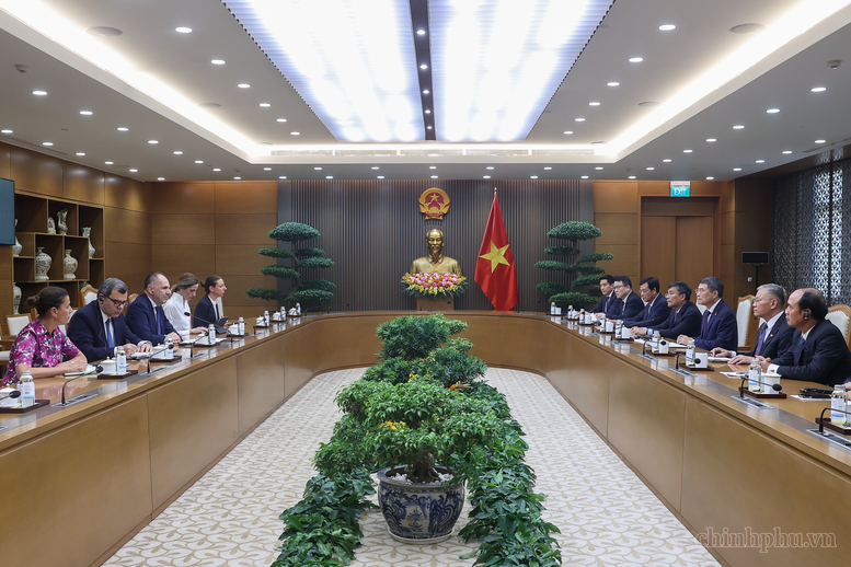 Thủ tướng Lê Minh Hưng tiếp Bộ trưởng Ngoại giao Hy Lạp- Ảnh 6.