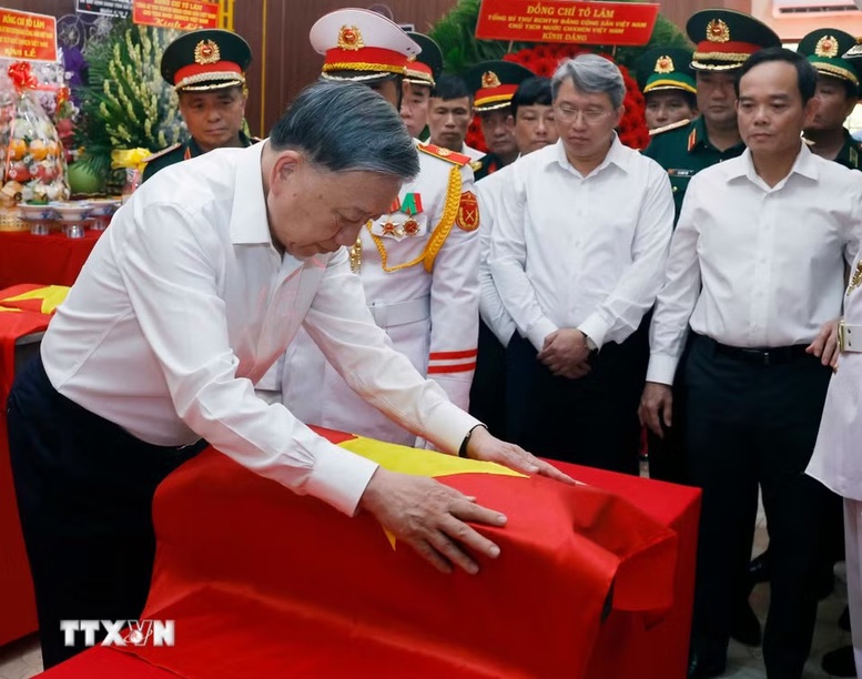 Tổng Bí thư, Chủ tịch nước Tô Lâm: Tìm kiếm, quy tập, xác định danh tính các liệt sĩ là trách nhiệm thiêng liêng trước Tổ quốc, trước nhân dân- Ảnh 4.