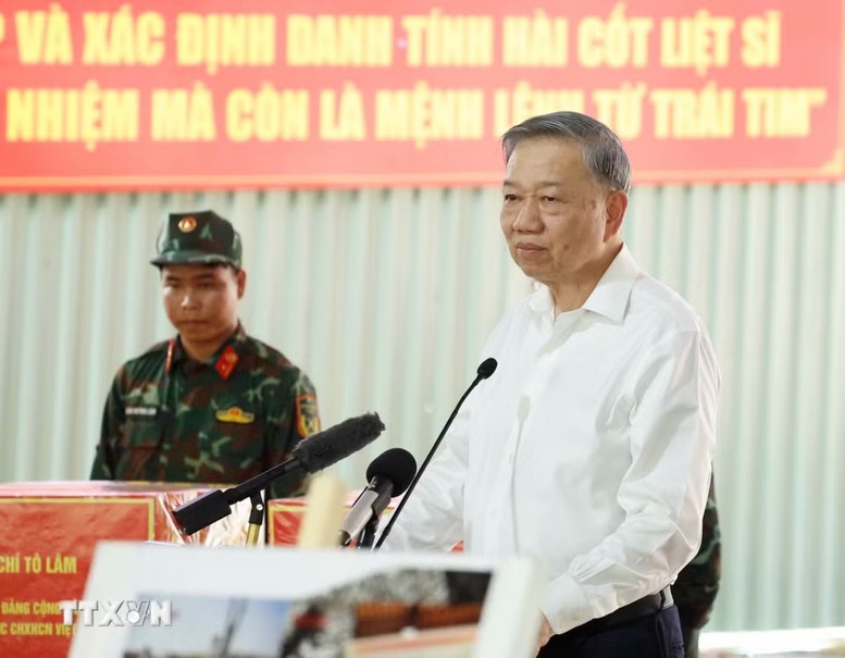 Toàn văn phát biểu của Tổng Bí thư, Chủ tịch nước Tô Lâm tại Công viên Lê Thị Riêng- Ảnh 1.