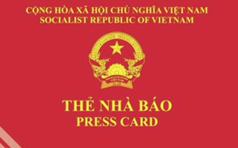 Quy định mới thủ tục cấp, đổi, cấp lại và thu hồi thẻ nhà báo