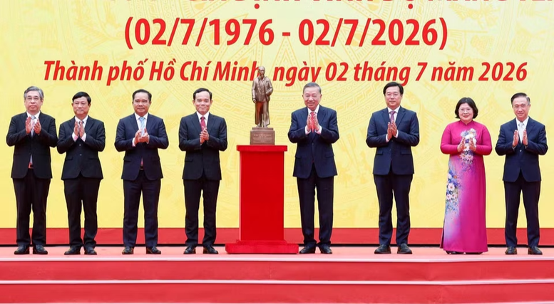 Phát biểu của Tổng Bí thư, Chủ tịch nước Tô Lâm tại Lễ kỷ niệm 50 năm thành phố Sài Gòn - Gia Định vinh dự mang tên Chủ tịch Hồ Chí Minh- Ảnh 2.