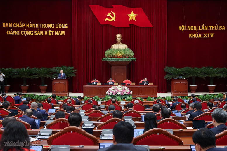 Khai mạc Hội nghị lần thứ ba Ban Chấp hành Trung ương Đảng khóa XIV- Ảnh 3.