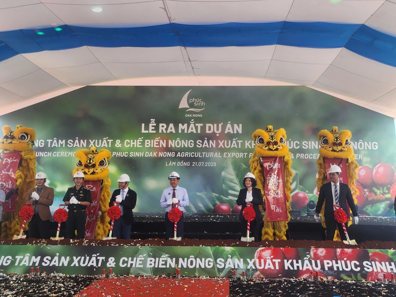 Tập đoàn Phúc Sinh khởi công Trung tâm sản xuất và chế biến nông sản quy mô lớn tại Lâm Đồng- Ảnh 1.