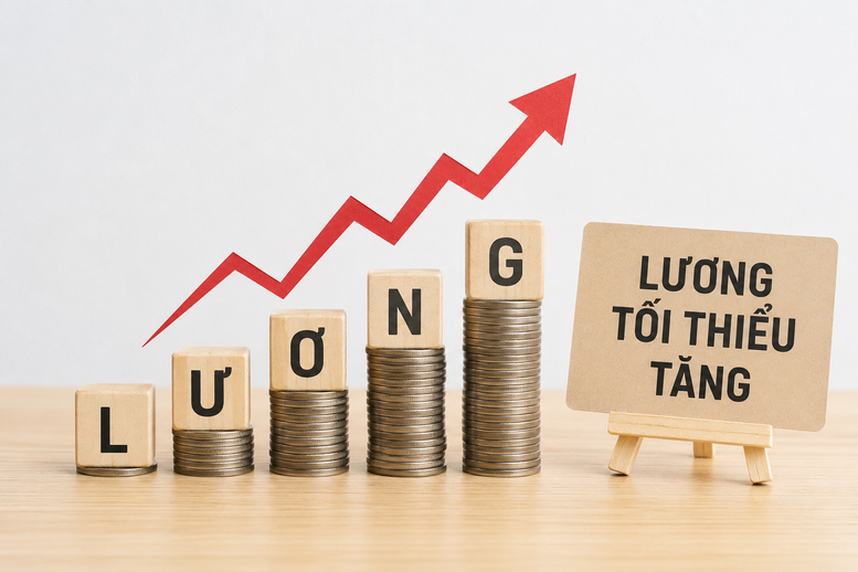 Bộ Nội vụ đề xuất tăng lương tối thiểu vùng bình quân 7,8% từ ngày 1/1/2027- Ảnh 1.