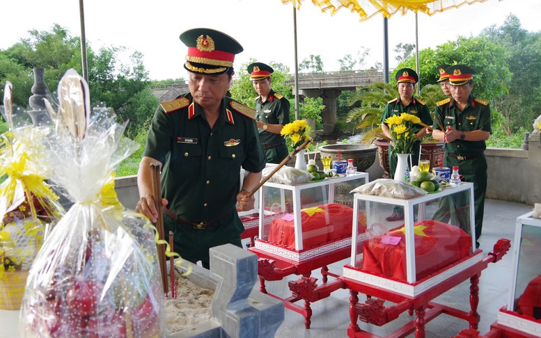 Quảng Trị tìm thấy 7 hài cốt liệt sĩ cùng nhiều di vật tại Câu Nhi