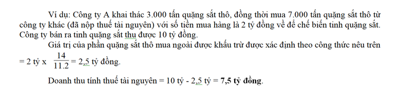 Đề xuất quy định xác định doanh thu tính thuế tài nguyên đối với khoáng sản kim loại- Ảnh 3.