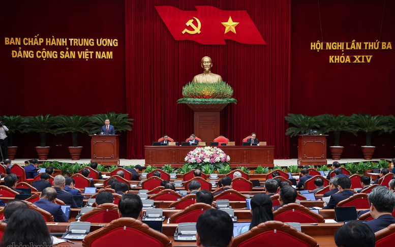 Thông cáo báo chí ngày làm việc thứ tư Hội nghị Trung ương 3 khoá XIV