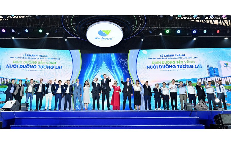 De Heus khánh thành nhà máy thức ăn thủy sản có công suất thiết kế 168.000 tấn tại Vĩnh Long