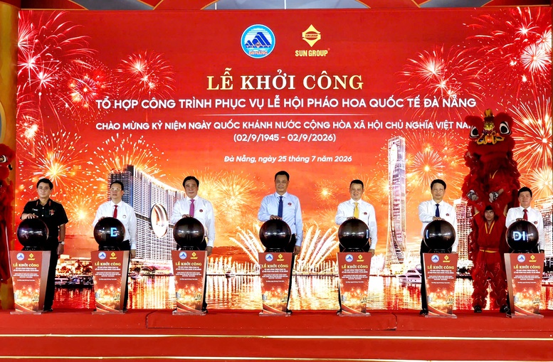 Đà Nẵng khởi công Tổ hợp công trình phục vụ Lễ hội pháo hoa quốc tế DIFF- Ảnh 1.