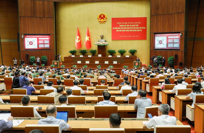 Nghị quyết Hội nghị Trung ương 3 khóa XIV về quan điểm, định hướng sửa đổi Luật Đất đai và các luật có liên quan- Ảnh 1.