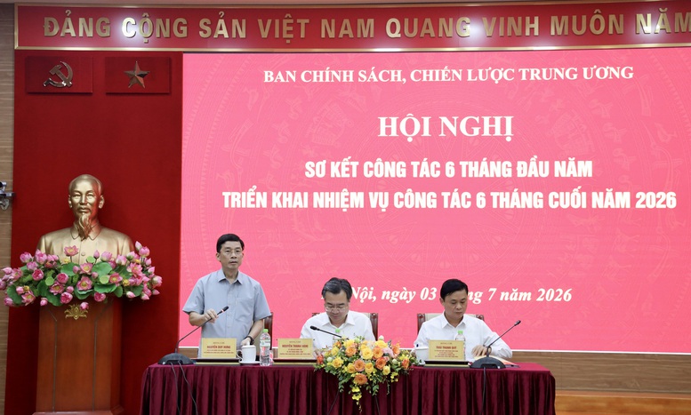 Ban Chính sách, chiến lược Trung ương tăng tốc nhiệm vụ trọng tâm- Ảnh 1.