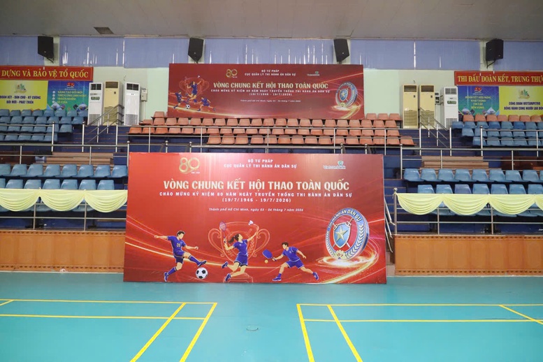 Sẵn sàng cho chung kết Hội thao kỷ niệm 80 năm Ngày truyền thống Thi hành án dân sự- Ảnh 2.
