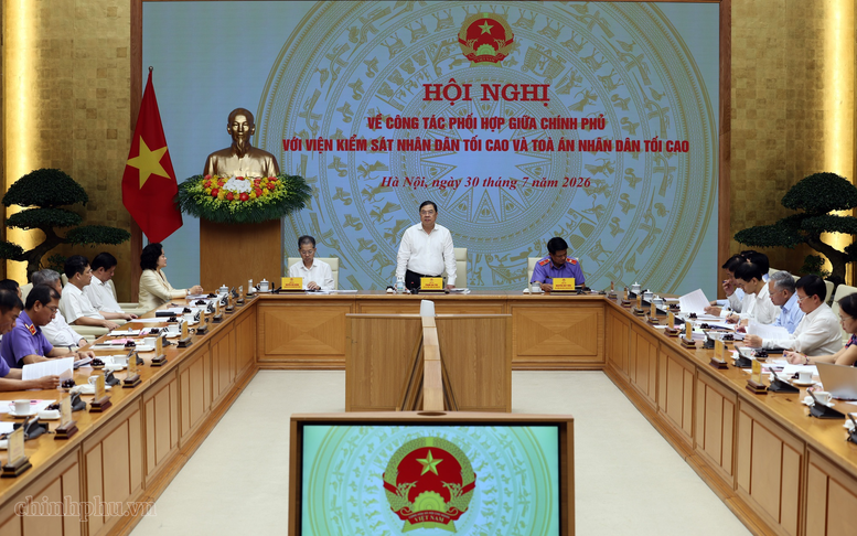 Phó Thủ tướng Thường trực Phạm Gia Túc: Đổi mới cơ chế phối hợp giữa Chính phủ với Tòa án, Viện Kiểm sát đáp ứng yêu cầu nhiệm vụ mới- Ảnh 1.