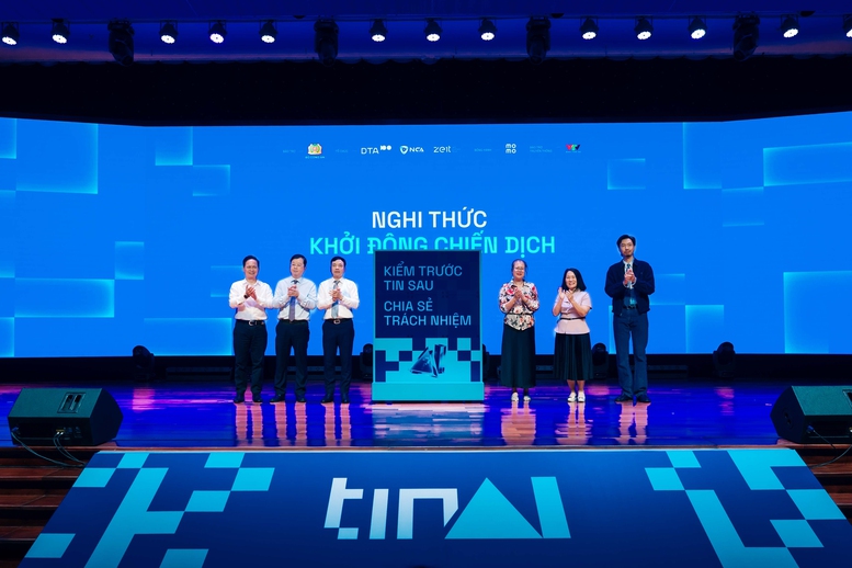 Khởi động 'Chiến dịch TinAI?' và ra mắt bản tin 'Thật giả - Kiểm chứng'- Ảnh 1.