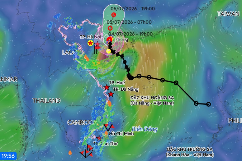 Bão số 1 suy yếu trong 12 giờ tới, hoàn lưu gây mưa lớn từ Thanh Hóa đến Hà Tĩnh- Ảnh 1.