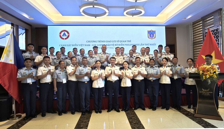 Cảnh sát biển Việt Nam và Lực lượng Bảo vệ bờ biển Philippines giao lưu sĩ quan trẻ lần I- Ảnh 1.