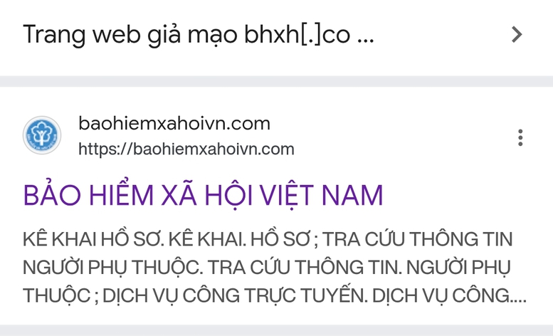 Cảnh báo thủ đoạn mạo danh cơ quan BHXH để lừa đảo- Ảnh 1.
