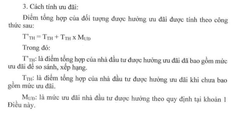 Nhà đầu tư ứng dụng công nghệ cao được ưu đãi 5% khi đánh giá hồ sơ dự thầu- Ảnh 2.