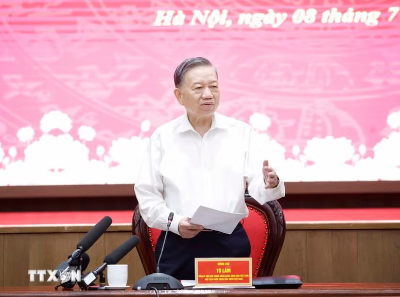 Tổng Bí thư, Chủ tịch nước Tô Lâm: Hà Nội phải tăng trưởng nhanh hơn, chất lượng phát triển phải tốt hơn- Ảnh 1.