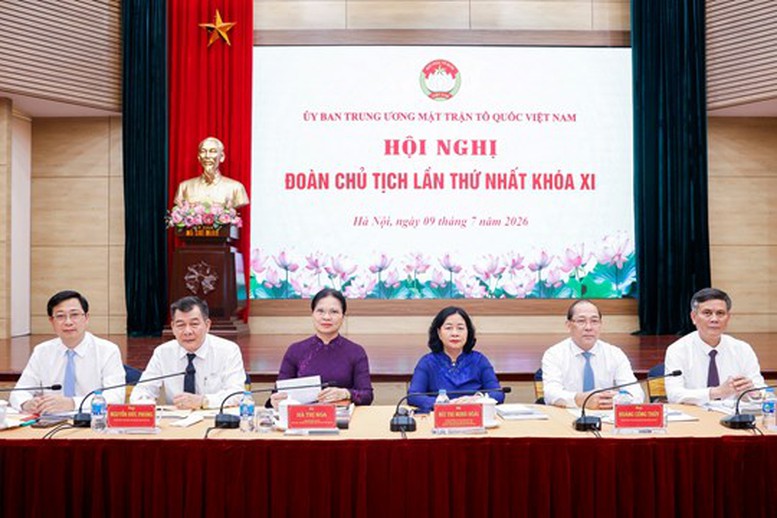 Hội nghị Đoàn Chủ tịch Ủy ban Trung ương MTTQ Việt Nam lần thứ nhất khóa XI- Ảnh 1.