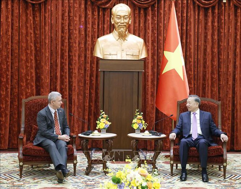 Tổng Bí thư, Chủ tịch nước Tô Lâm tiếp Đại sứ các nước Bỉ, Na Uy, Hà Lan và Brazil chào từ biệt- Ảnh 2.