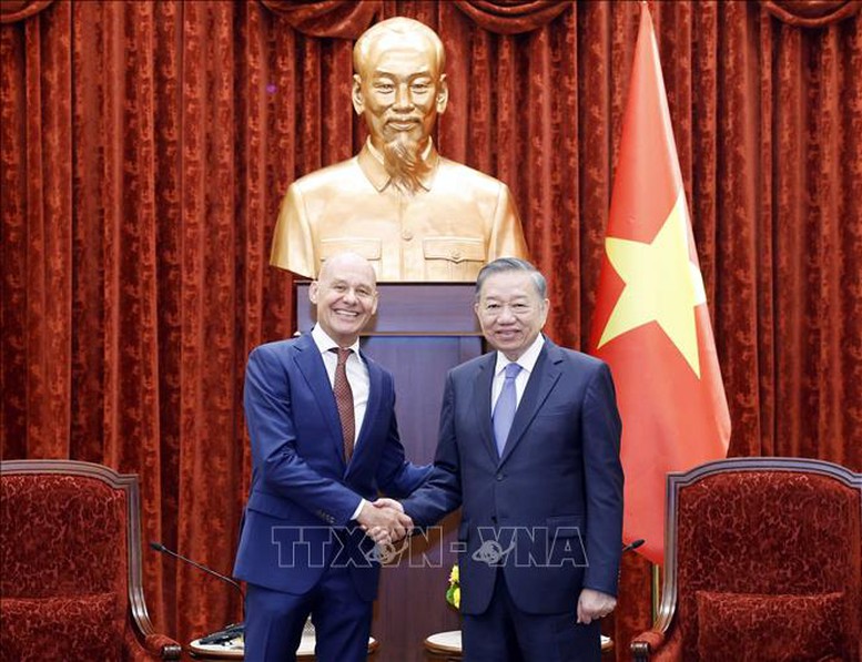 Tổng Bí thư, Chủ tịch nước Tô Lâm tiếp Đại sứ các nước Bỉ, Na Uy, Hà Lan và Brazil chào từ biệt- Ảnh 5.