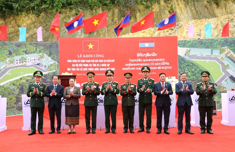 Thêm công trình vun đắp tình đoàn kết đặc biệt Việt Nam-Lào- Ảnh 1.