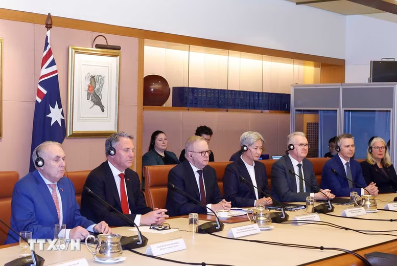 Tổng Bí thư, Chủ tịch nước Tô Lâm hội đàm với Thủ tướng Australia Anthony Albanese- Ảnh 4.