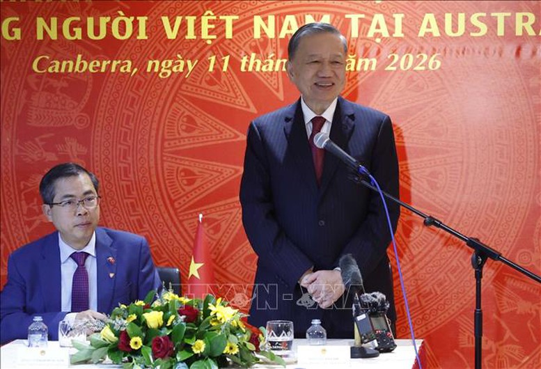 Tổng Bí thư, Chủ tịch nước Tô Lâm dự lễ khánh thành Nhà Việt Nam, gặp gỡ cộng đồng người Việt- Ảnh 1.