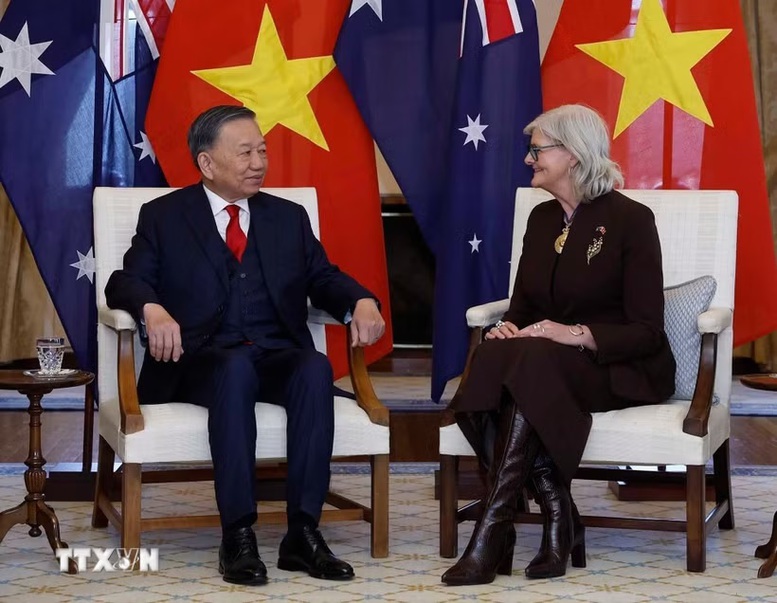Tổng Bí thư, Chủ tịch nước Tô Lâm hội kiến Toàn quyền Australia- Ảnh 1.