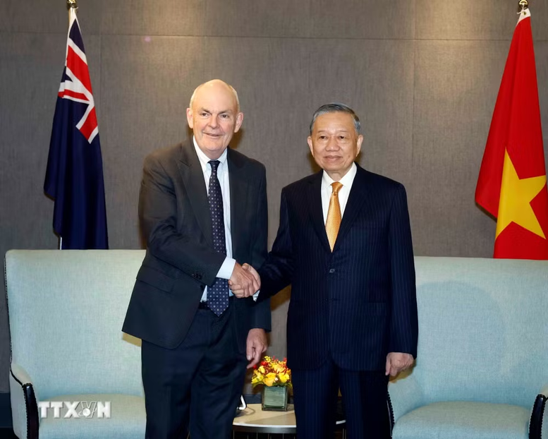 Tổng Bí thư, Chủ tịch nước Tô Lâm tiếp Quyền Chủ tịch Hội Hữu nghị New Zealand-Việt Nam- Ảnh 1.