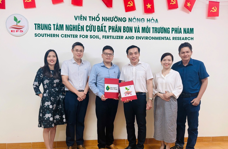 Đức Hạnh – Bình Thuận hợp tác với Trung tâm Nghiên cứu Đất, Phân bón và Môi trường Phía Nam phát triển nông nghiệp công nghệ cao bền vững- Ảnh 1.