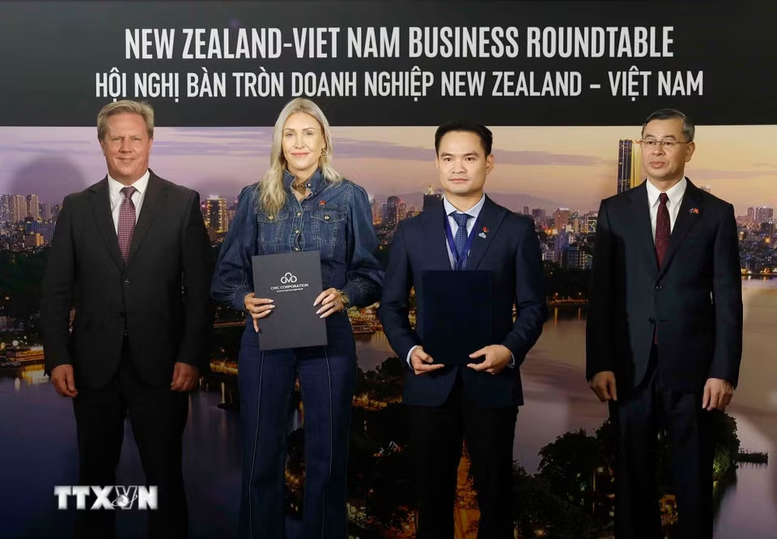Tổng B&iacute; thư, Chủ tịch nước T&ocirc; L&acirc;m dự Hội nghị b&agrave;n tr&ograve;n doanh nghiệp New Zealand - Việt Nam- Ảnh 7.