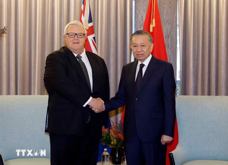 Tổng Bí thư, Chủ tịch nước Tô Lâm hội kiến Chủ tịch Quốc hội New Zealand- Ảnh 1.