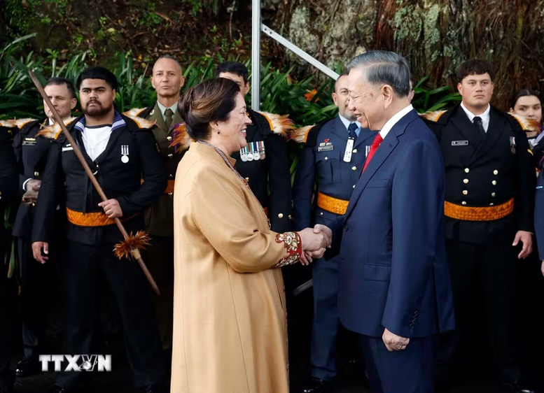 Lễ đón Tổng Bí thư, Chủ tịch nước Tô Lâm thăm cấp Nhà nước tới New Zealand- Ảnh 1.