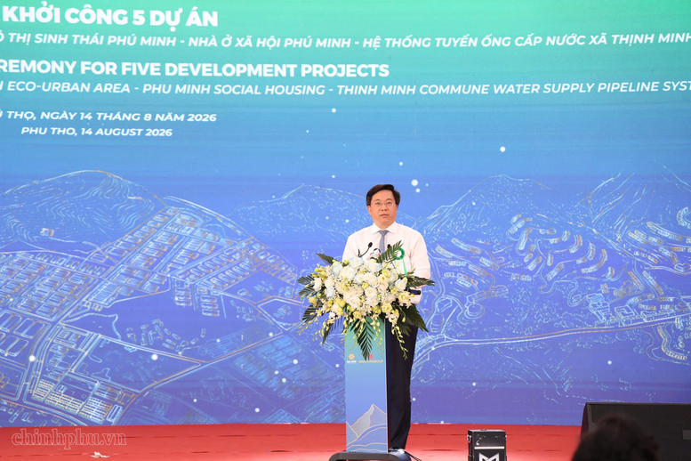Phó Thủ tướng Phạm Thị Thanh Trà dự khởi công tổ hợp 5 dự án gần 7.600 tỷ đồng tại Phú Thọ- Ảnh 4.