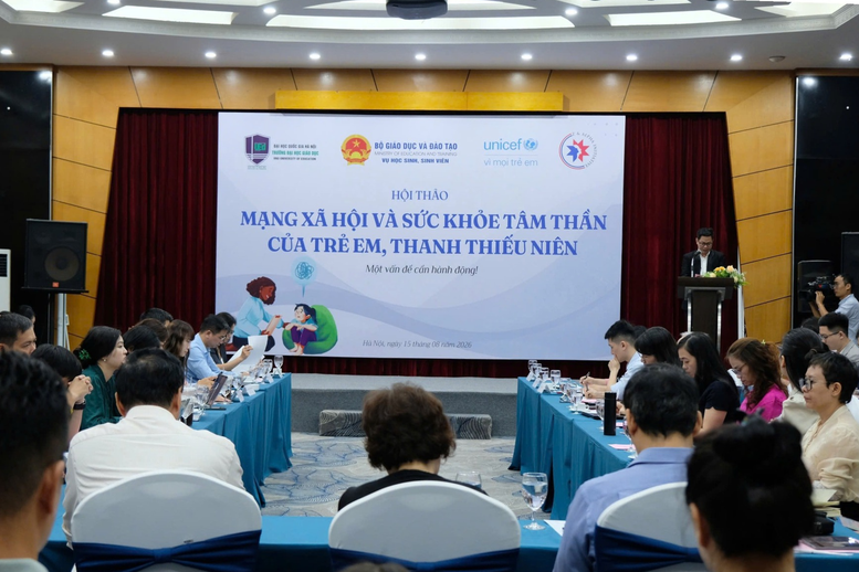 Bảo vệ sức khỏe tâm thần trẻ em trước tác động của mạng xã hội- Ảnh 1.