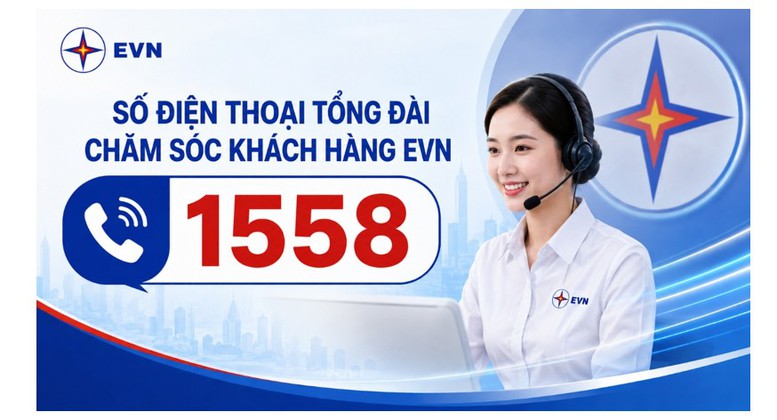 EVN chính thức vận hành tổng đài 1558 từ ngày 15/8- Ảnh 1.
