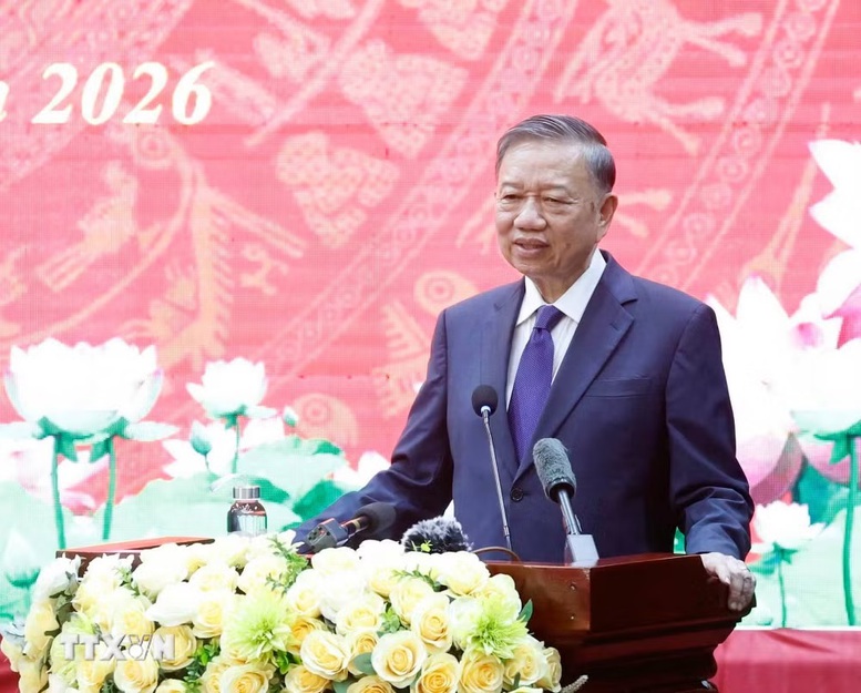 Tổng Bí thư, Chủ tịch nước Tô Lâm thăm, làm việc tại Học viện Kỹ thuật và Công nghệ an ninh (Bộ Công an)- Ảnh 2.