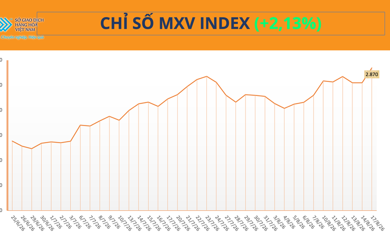 THỊ TRƯỜNG HÀNG HÓA: Sắc xanh bao phủ, MXV-Index tăng 60 điểm