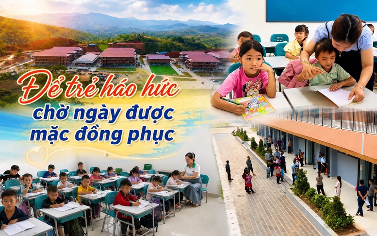 Để trẻ háo hức chờ ngày được mặc đồng phục- Ảnh 1.