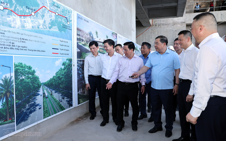 Phó Thủ tướng Thường trực Phạm Gia Túc kiểm tra tiến độ các công trình phục vụ APEC 2027- Ảnh 8.