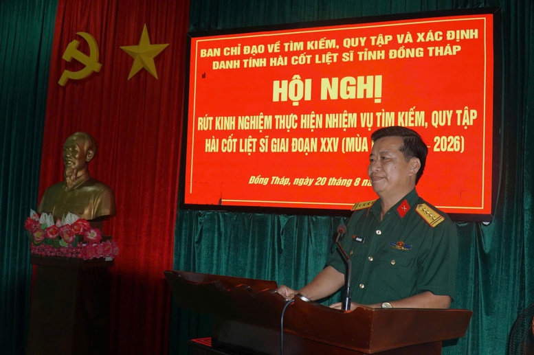 Đội K91 Đồng Tháp: Lấy và bàn giao mẫu sinh học phục vụ giám định ADN sớm hơn kế hoạch 5 tháng- Ảnh 1.