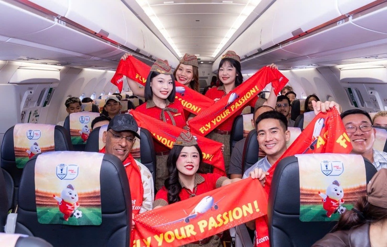 Vietjet và Vikki ‘tiếp lửa’ – Sắc đỏ rực khán đài, Việt Nam thắng thuyết phục Thái Lan 2-0- Ảnh 3.
