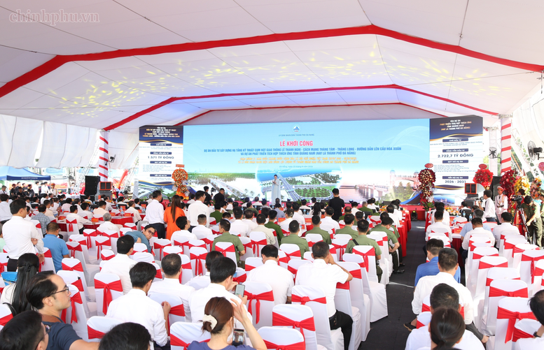 Phó Thủ tướng Thường trực Phạm Gia Túc dự Lễ khởi công 2 dự án hạ tầng trọng điểm của Đà Nẵng- Ảnh 3.