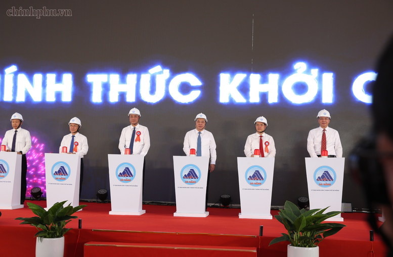 Phó Thủ tướng Thường trực Phạm Gia Túc dự Lễ khởi công 2 dự án hạ tầng trọng điểm của Đà Nẵng- Ảnh 4.