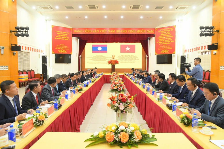 Thanh tra Việt Nam, Lào tăng cường hợp tác phòng, chống tham nhũng- Ảnh 1.