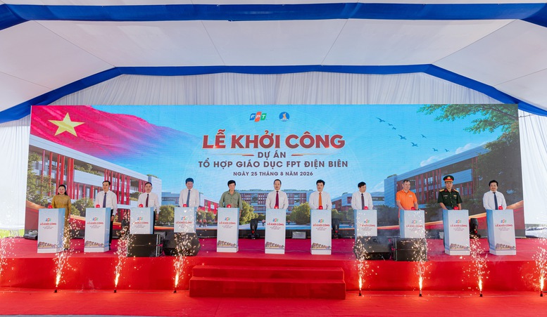FPT khởi công tổ hợp giáo dục từ tiểu học đến sau đại học tại Điện Biên- Ảnh 1.