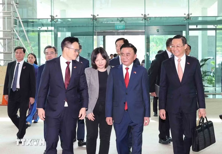 Thường trực Ban Bí thư Trần Cẩm Tú kết thúc tốt đẹp chuyến thăm chính thức Singapore- Ảnh 1.