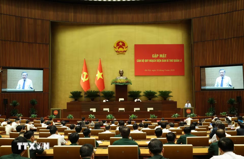 Tổng Bí thư, Chủ tịch nước gặp mặt cán bộ quy hoạch diện Ban Bí thư quản lý- Ảnh 2.